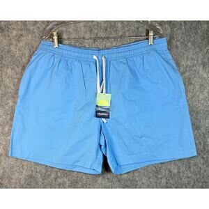 NWT Chubbies Mens Blue The Serenity Nows Casual Nautical By Nature Shorts - XXL